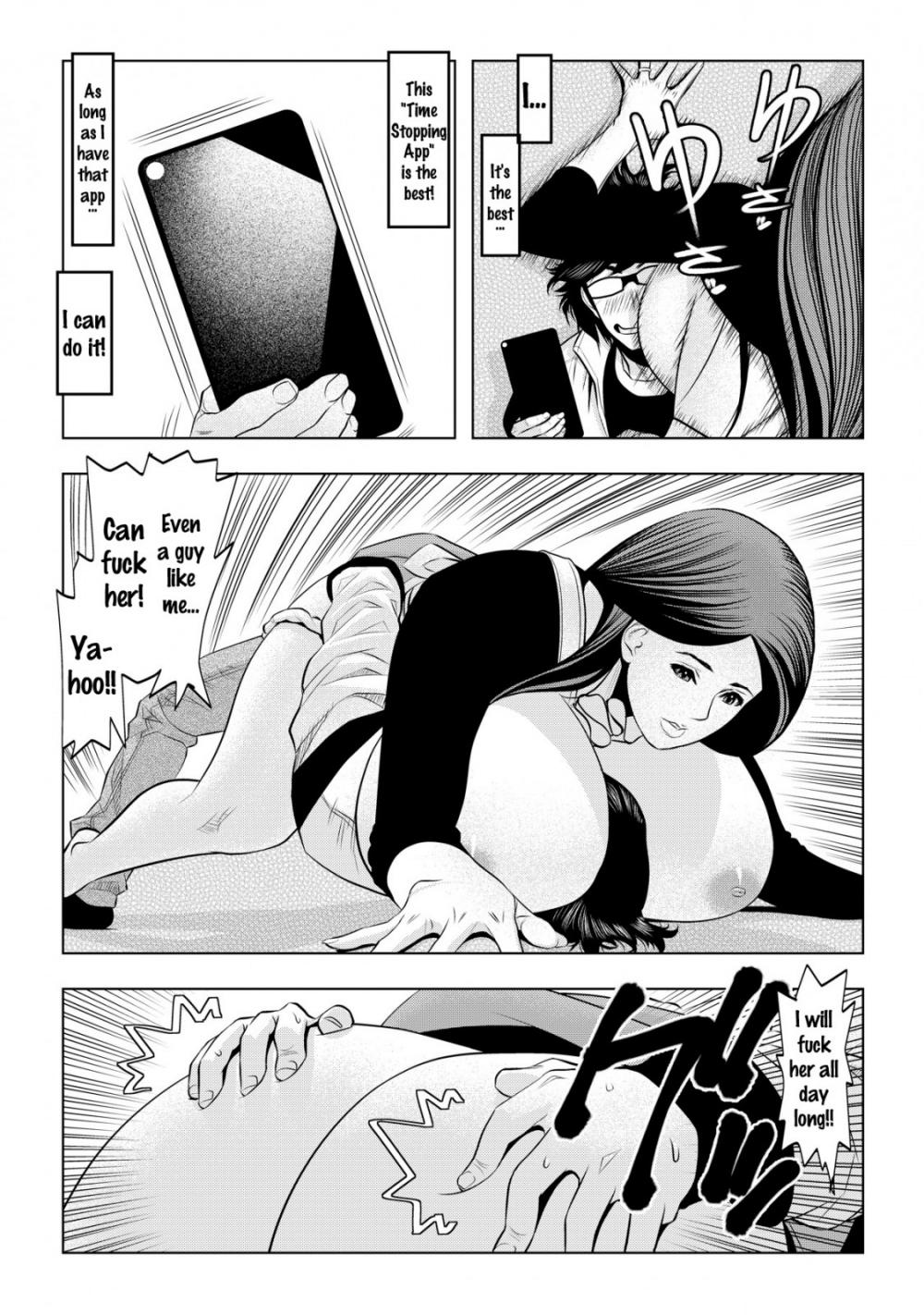 Hentai Manga Comic-Ultimate Time Stop App!-Chapter 1-17